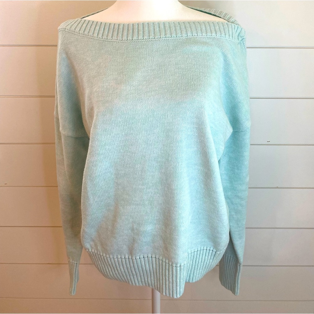 GAP Sky Blue Crew Neck Sweater